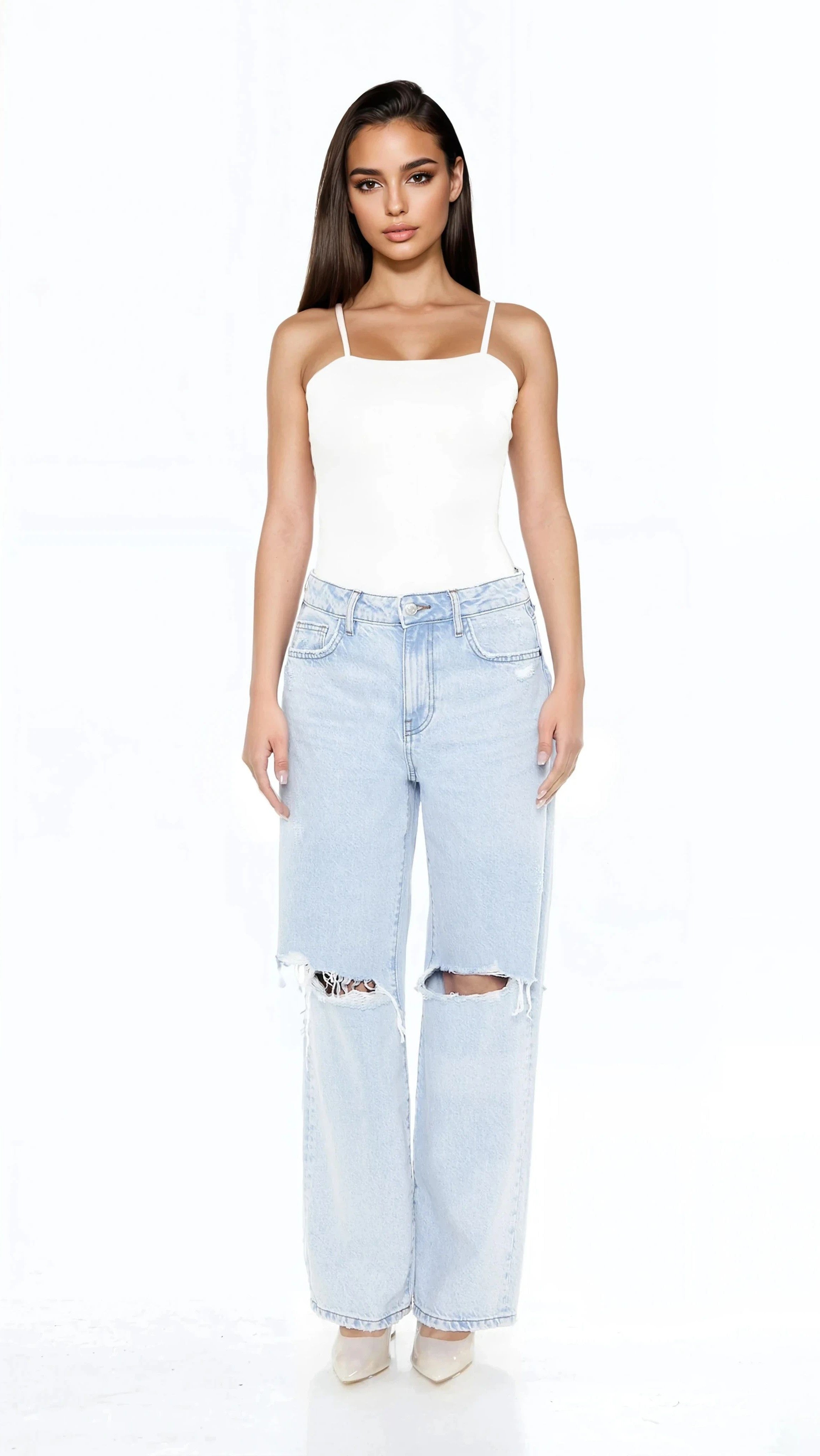 Ponte Knit Cami Bodysuit | Forever 21 Womens