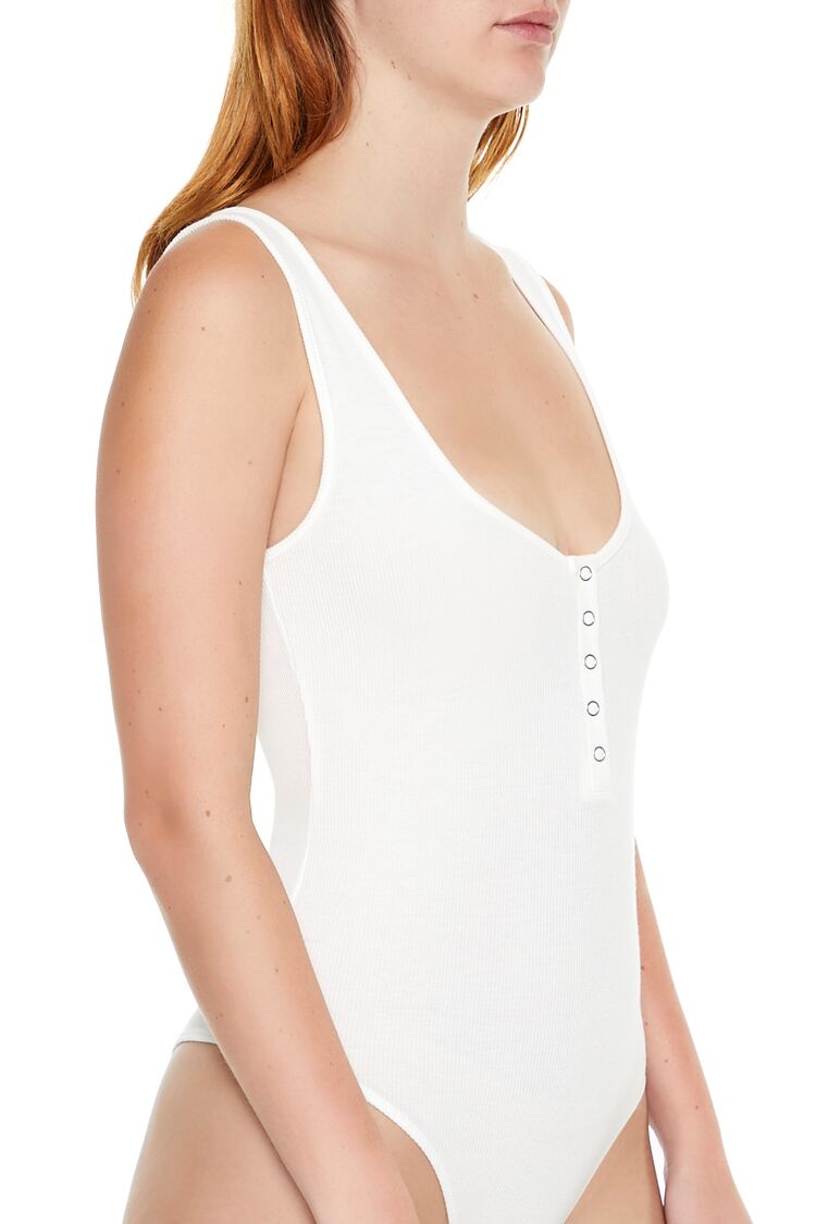Ribbed Knit Tank Bodysuit | Forever 21 Womens