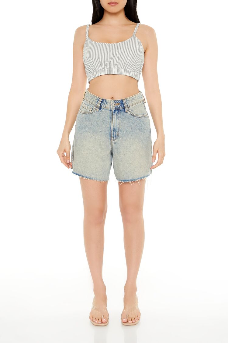 Pinstriped Cropped Cami | Forever 21 Womens