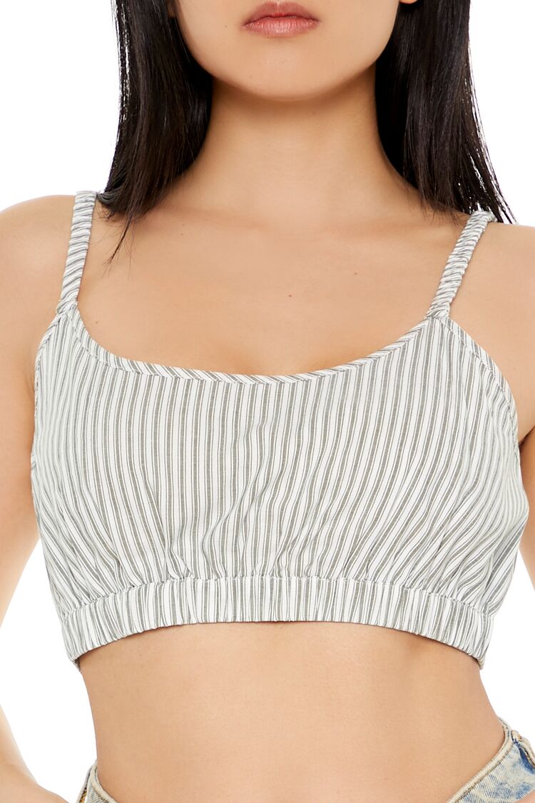Pinstriped Cropped Cami | Forever 21 Womens