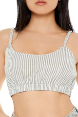 Pinstriped Cropped Cami | Forever 21 Womens