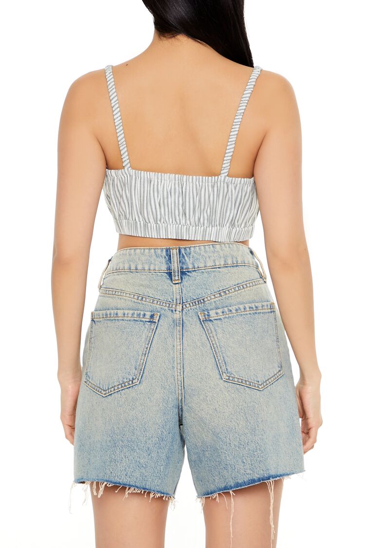 Pinstriped Cropped Cami | Forever 21 Womens