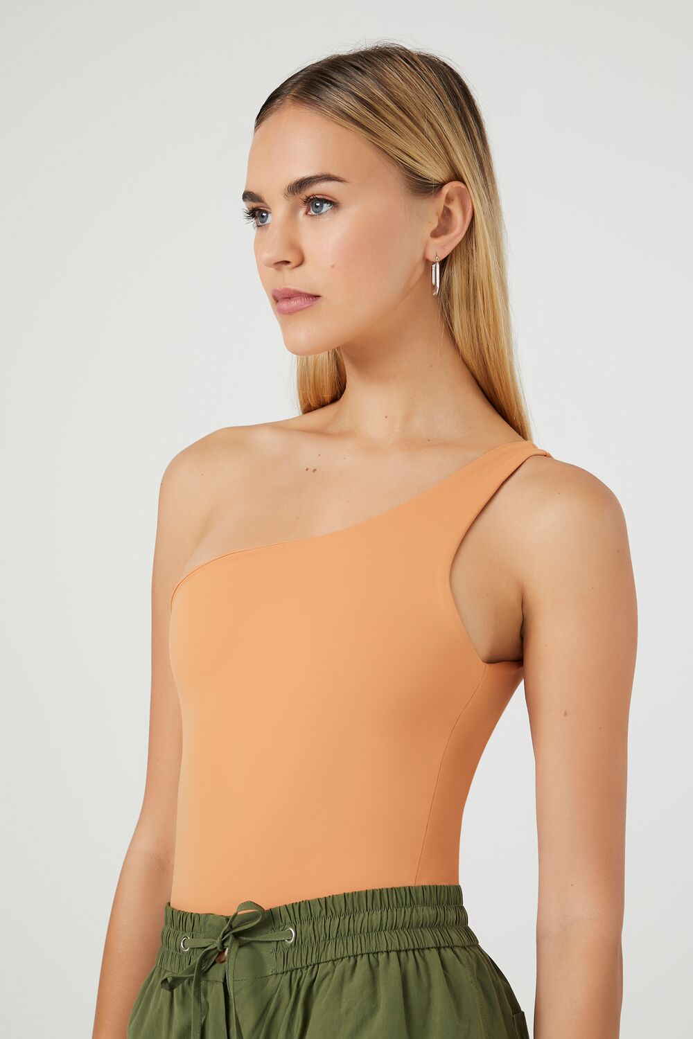 Sculpt Shape One-Shoulder Bodysuit | Forever 21 Womens