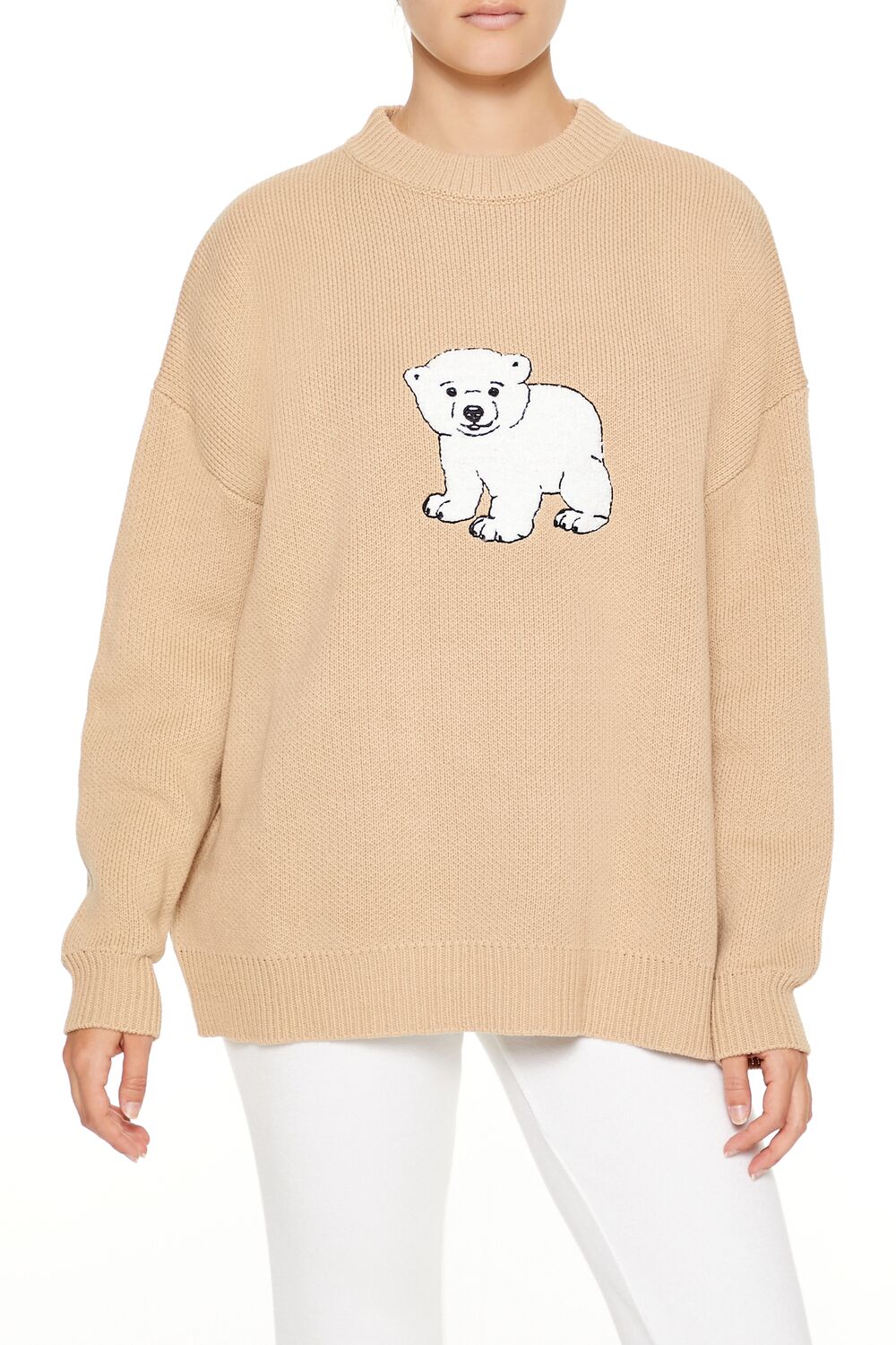 Polar Bear Crew Sweater | Forever 21 Womens