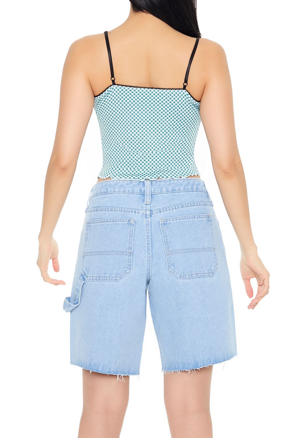 Gingham Plaid Cropped Cami | Forever 21 Womens