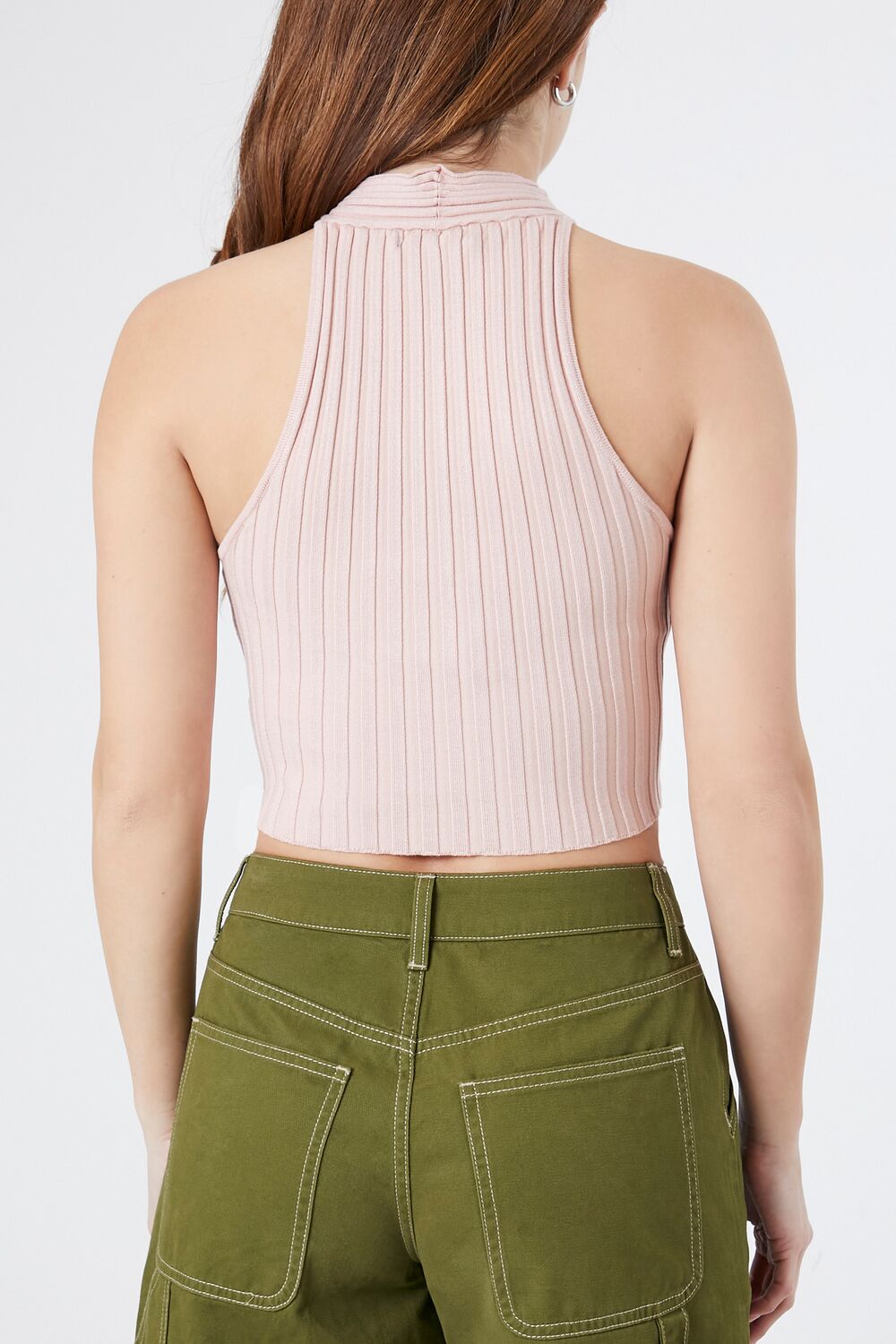 Ribbed Knit Halter Crop Top | Forever 21 Womens