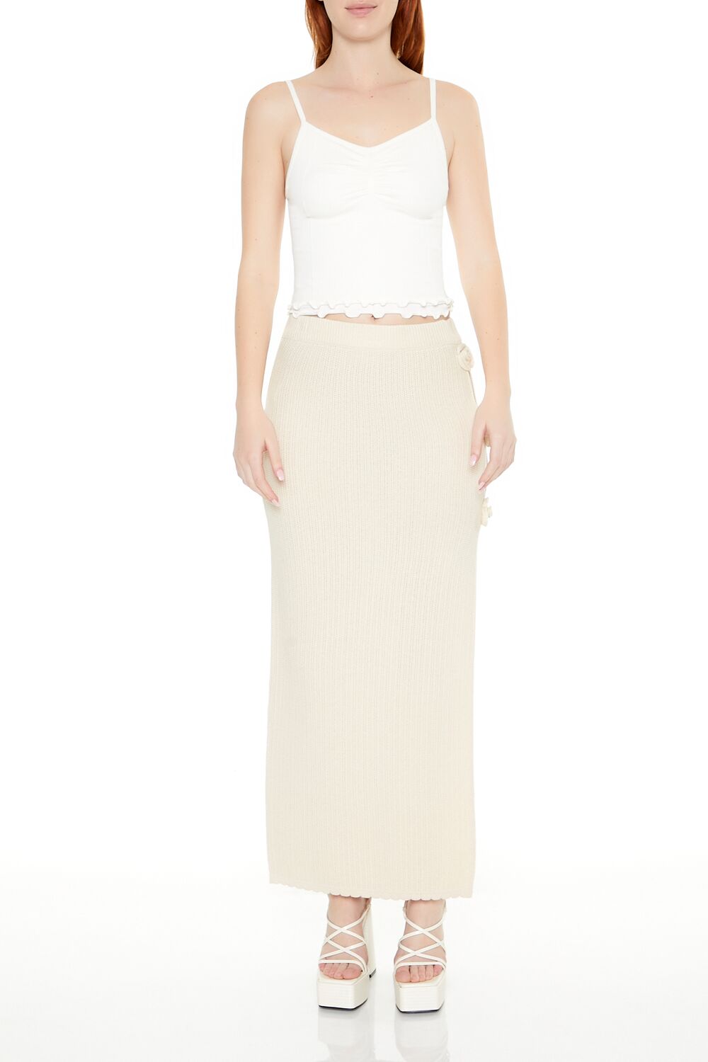Seamless Lettuce-Edge Cami | Forever 21 Womens