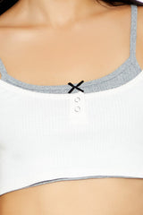 Bow Combo Cropped Cami | Forever 21 Womens