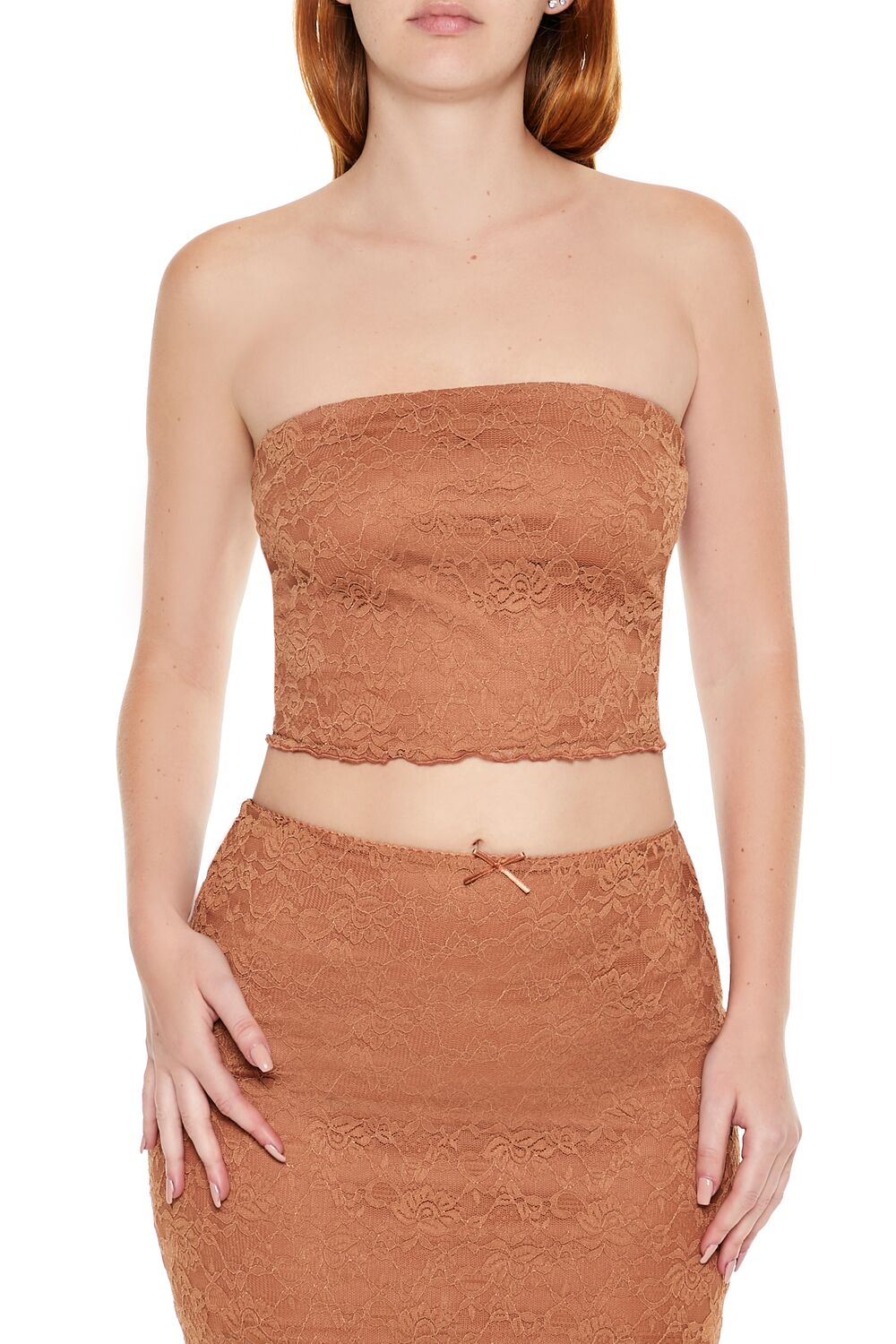 Lace Cropped Tube Top | Forever 21 Womens