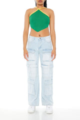 Sweater-Knit Halter Crop Top | Forever 21 Womens