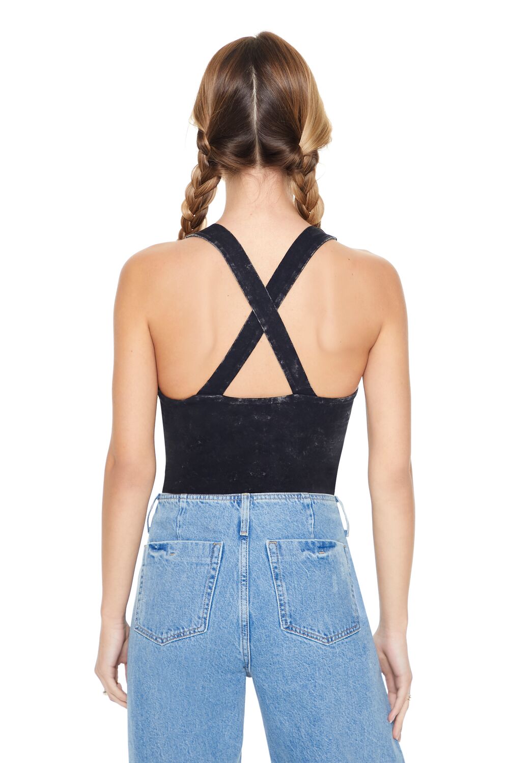 Crisscross Tank Bodysuit | Forever 21 Womens