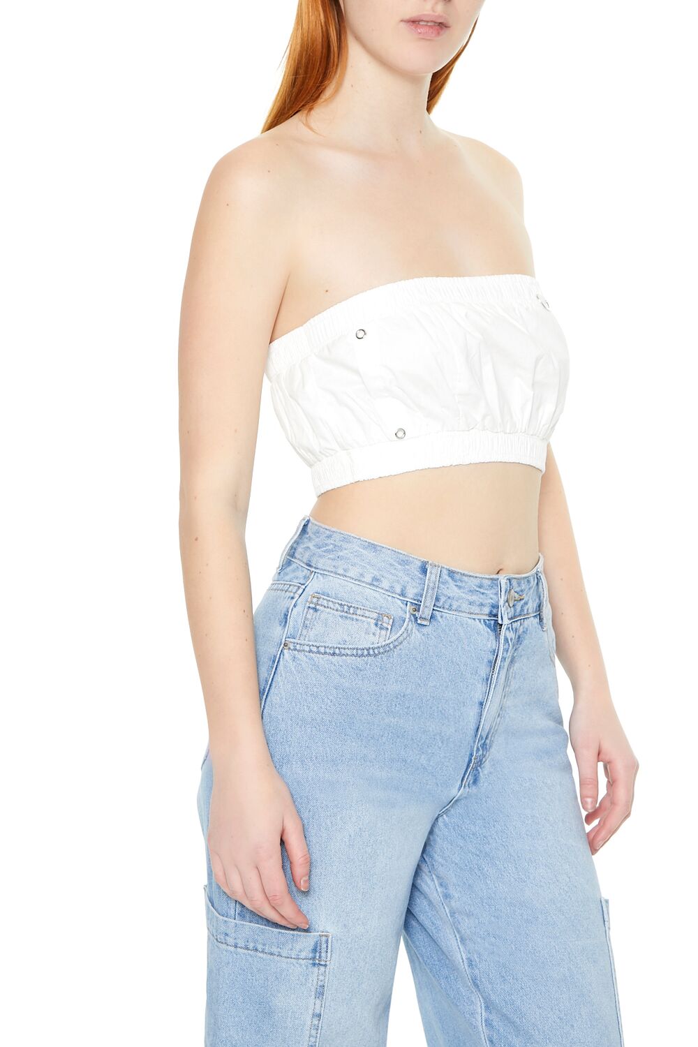 D-Ring Grommet Bandeau | Forever 21 Womens