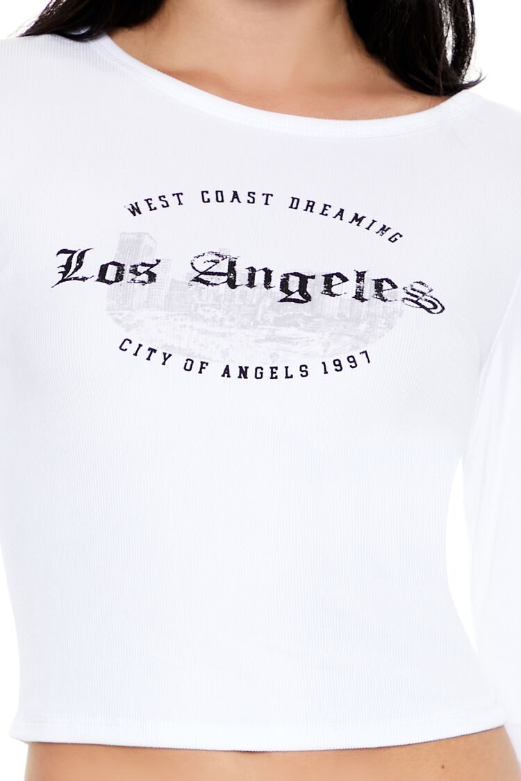 Los Angeles Cropped Tee | Forever 21 Womens