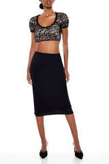 Scalloped Lace Crop Top | Forever 21 Womens