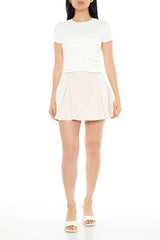 Ruched Crew Tee | Forever 21 Womens