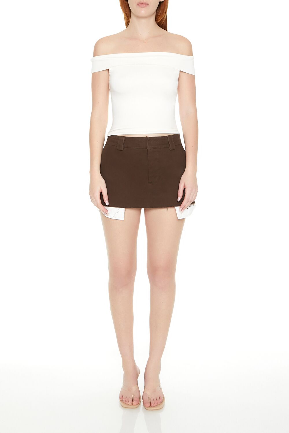 Off-the-Shoulder Fitted Top | Forever 21 Womens