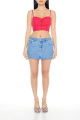 Crisscross Bustier Cropped Cami | Forever 21 Womens