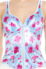 Rose Print Bustier Tank Top | Forever 21 Womens