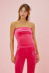 Hello Kitty Velour Tube Top | Forever 21 Womens