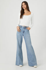 Sweater-Knit Scoop-Neck Crop Top | Forever 21 Womens