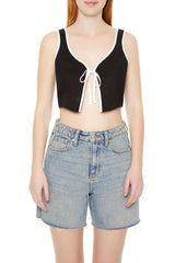 Tie-Front Crop Top | Forever 21 Womens