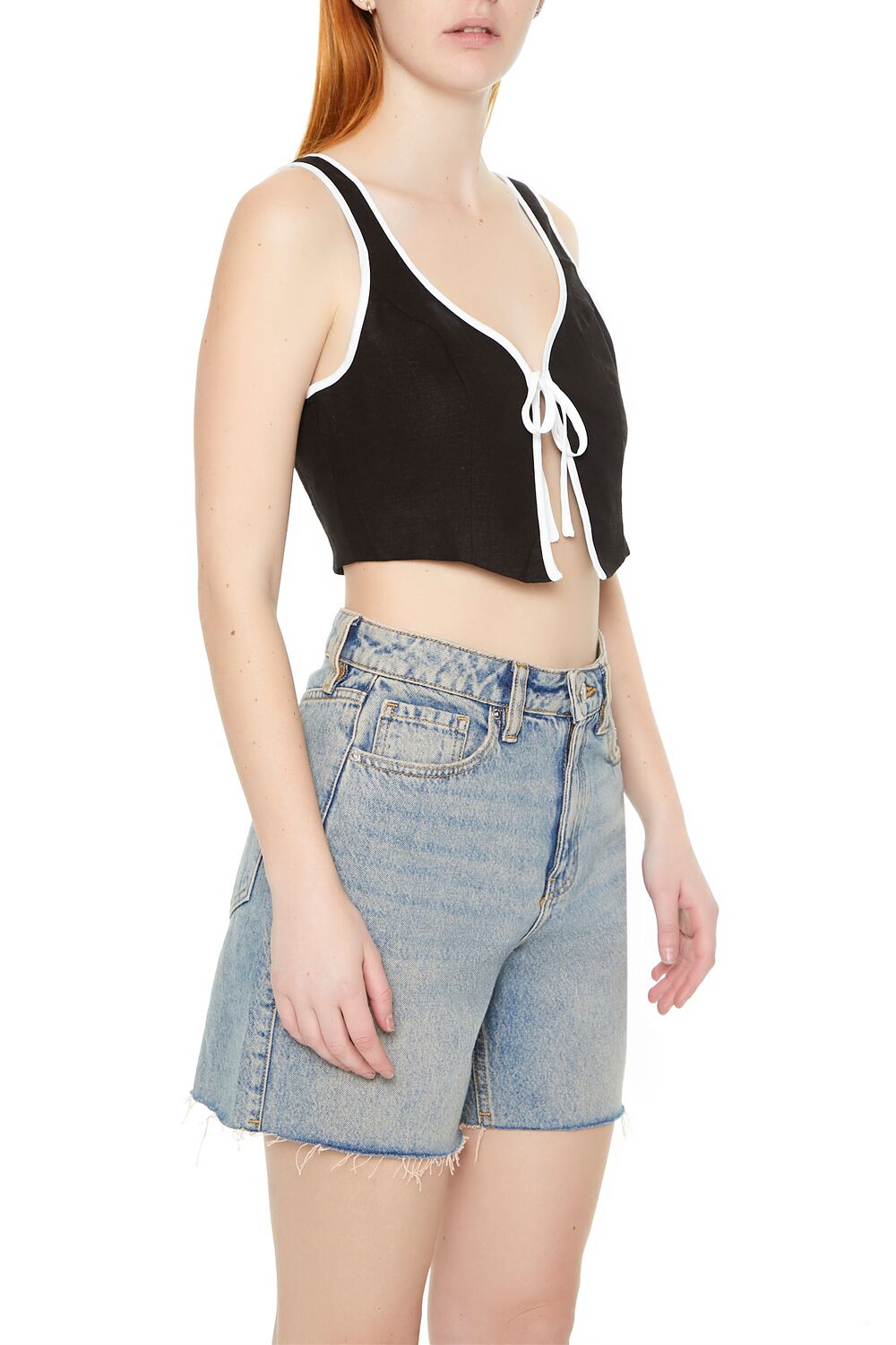 Tie-Front Crop Top | Forever 21 Womens