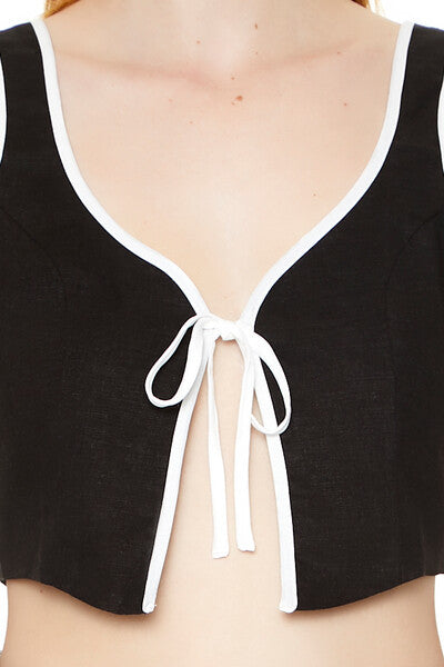 Tie-Front Crop Top | Forever 21 Womens