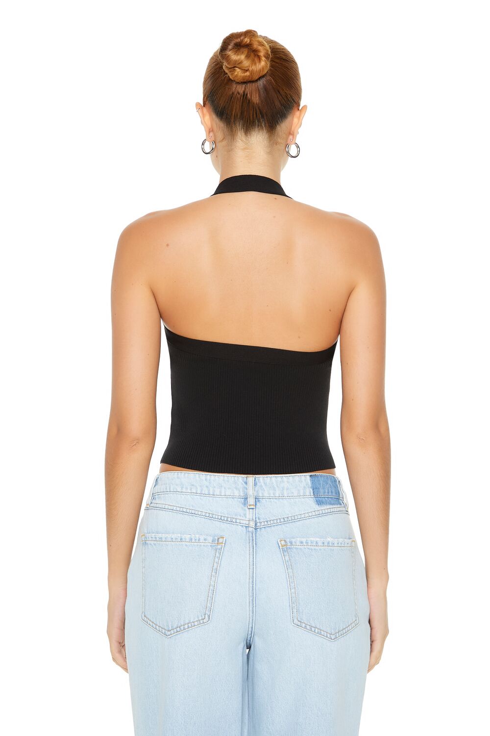Sweater-Knit Bustier Halter Top | Forever 21 Womens