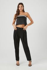 Rhinestone Strapless Crop Top | Forever 21 Womens