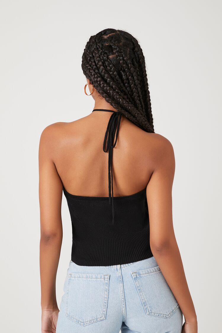 Sweater-Knit Halter Crop Top | Forever 21 Womens