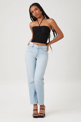 Sweater-Knit Halter Crop Top | Forever 21 Womens