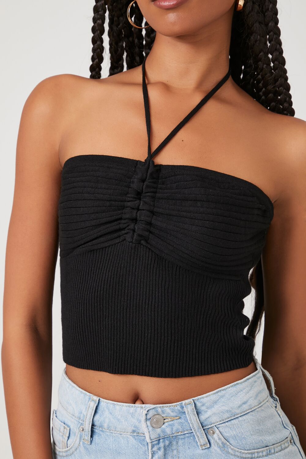Sweater-Knit Halter Crop Top | Forever 21 Womens