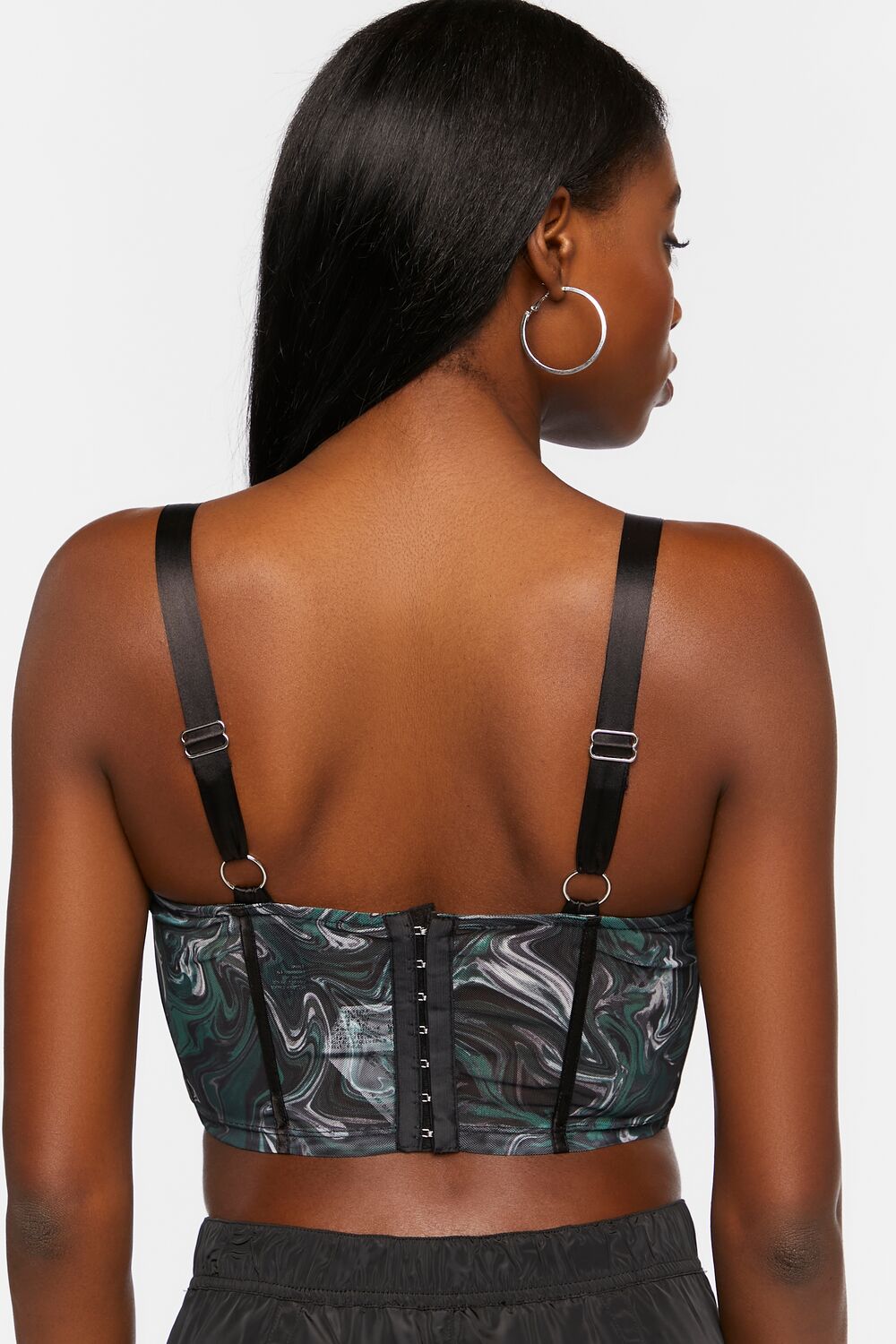 Marble Bustier Crop Top | Forever 21 Womens