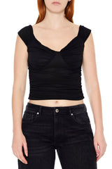 Ruched Bustier Crop Top | Forever 21 Womens