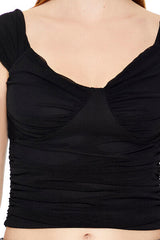 Ruched Bustier Crop Top | Forever 21 Womens