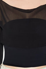 Sheer Chiffon Crop Top | Forever 21 Womens