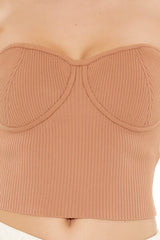 Sweater-Knit Bustier Tube Top | Forever 21 Womens