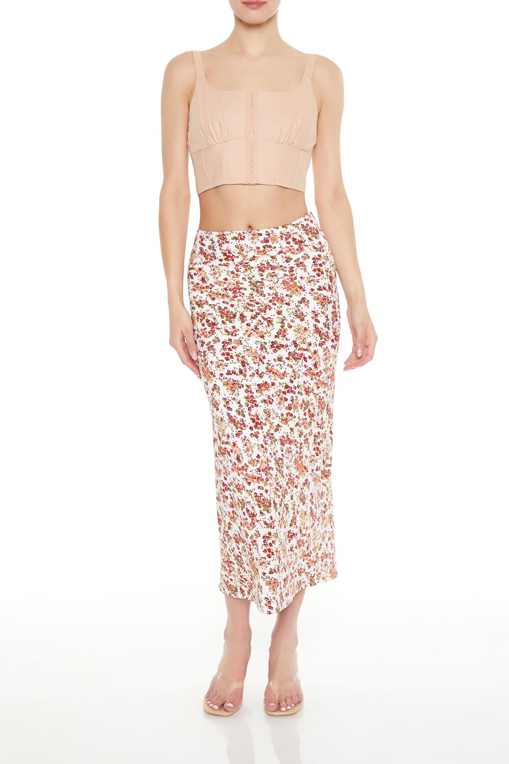 Hook-&-Eye Corset Crop Top | Forever 21 Womens