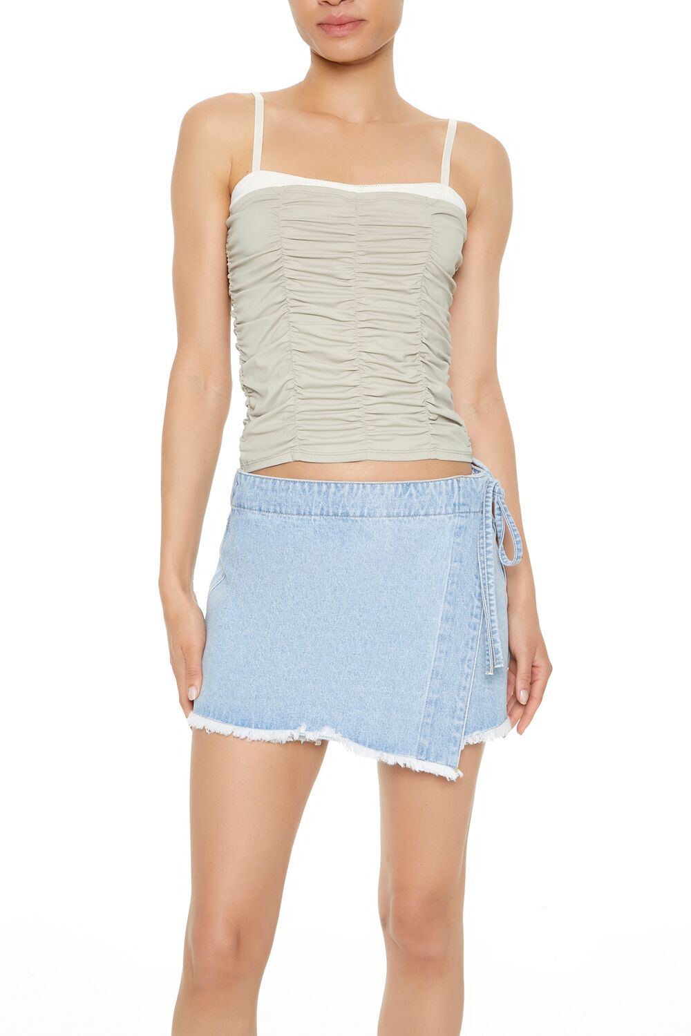 Colorblock Ruched Cami | Forever 21 Womens
