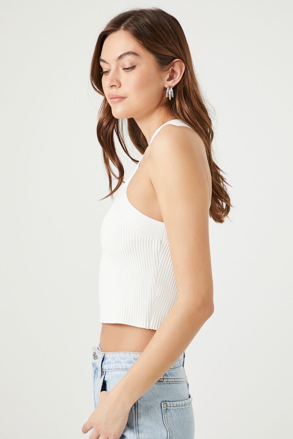 Sweater-Knit Crisscross Crop Top | Forever 21 Womens