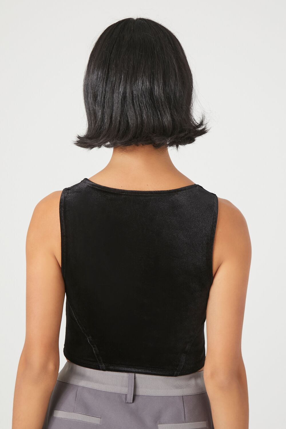 Velvet Bustier Cropped Tank Top | Forever 21 Womens