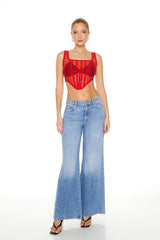 Lace Corset Crop Top | Forever 21 Womens