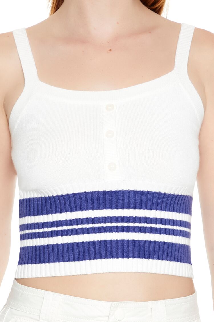Striped Sweater-Knit Tank Top | Forever 21 Womens