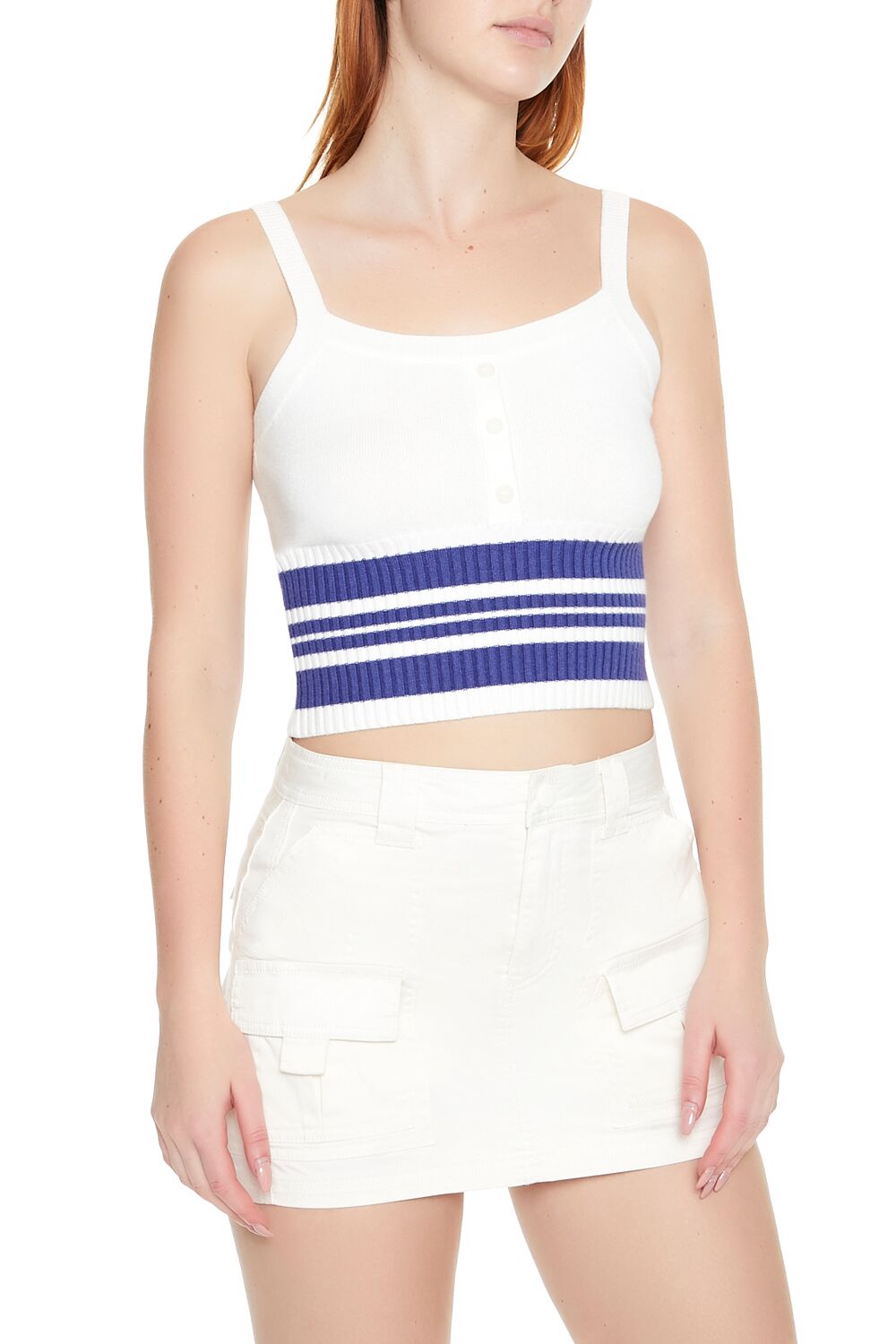 Striped Sweater-Knit Tank Top | Forever 21 Womens