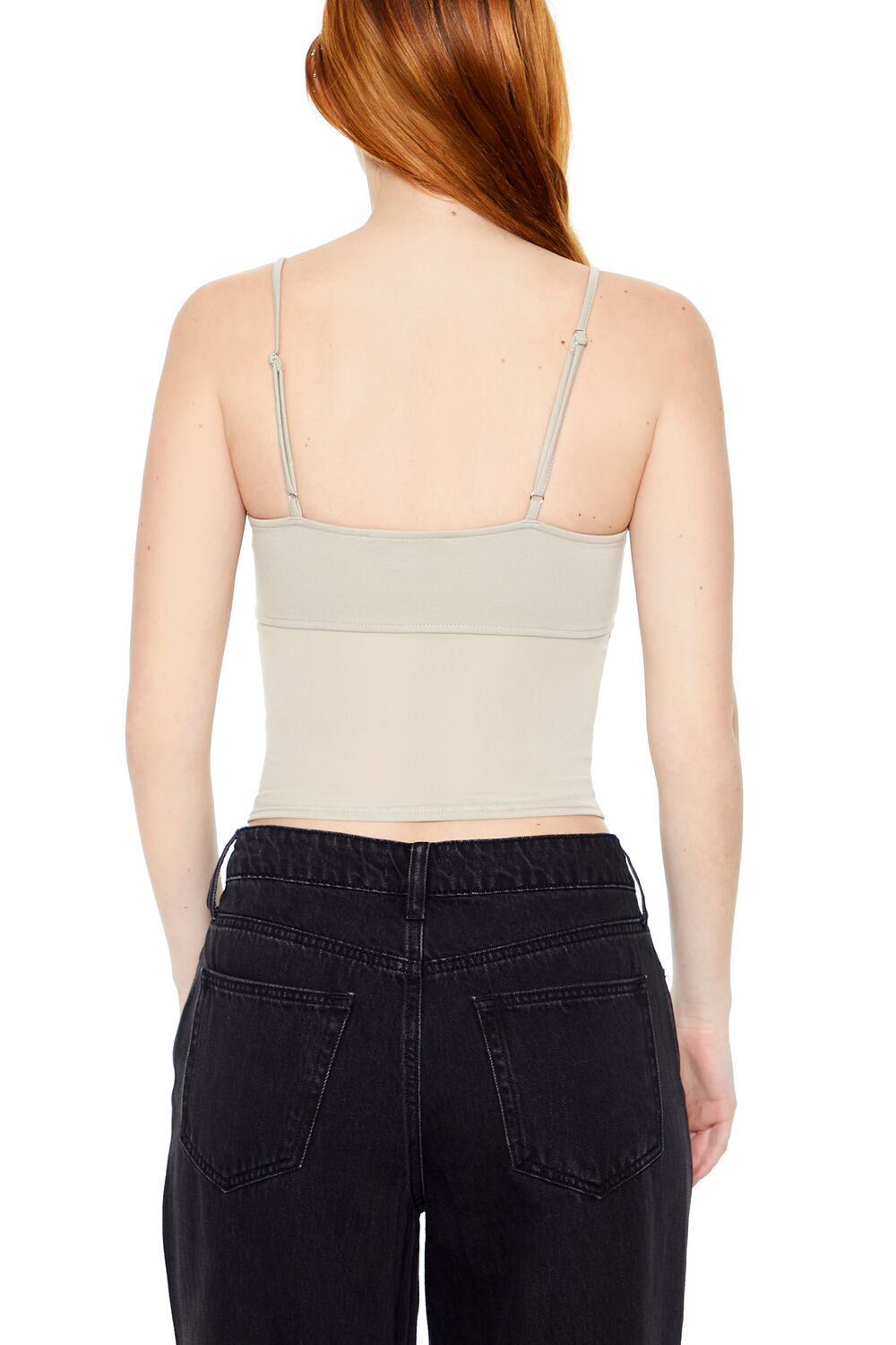 Sheer Ponte Knit Cami | Forever 21 Womens