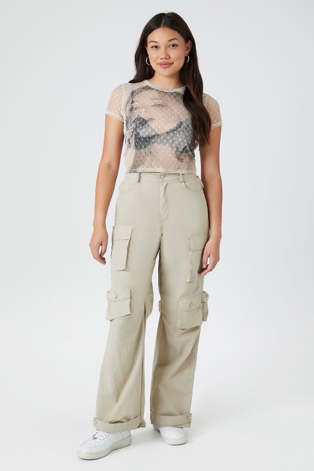 Mesh Graphic Baby Tee | Forever 21 Womens