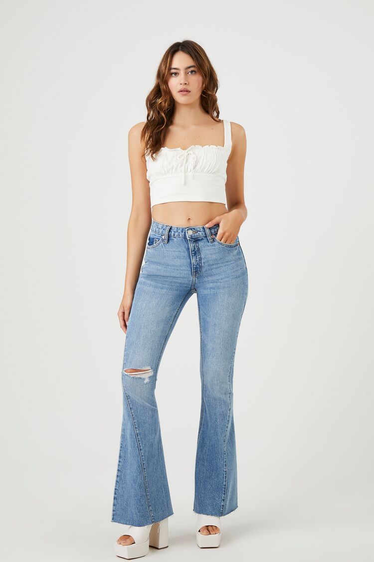 Shirred Crop Top | Forever 21 Womens