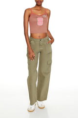 8 Star Graphic Cropped Cami | Forever 21 Womens