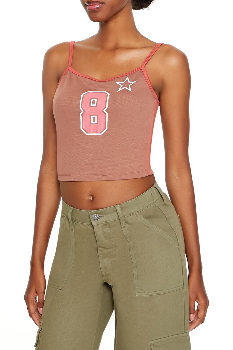 8 Star Graphic Cropped Cami | Forever 21 Womens