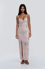 Sequined Beaded Maxi Dress | Forever 21 Womens